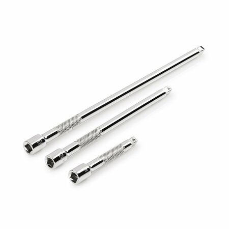 TEKTON 1/4 Inch Drive Wobble Extension Set, 3-Piece 3, 6, 9 in. SHA90011